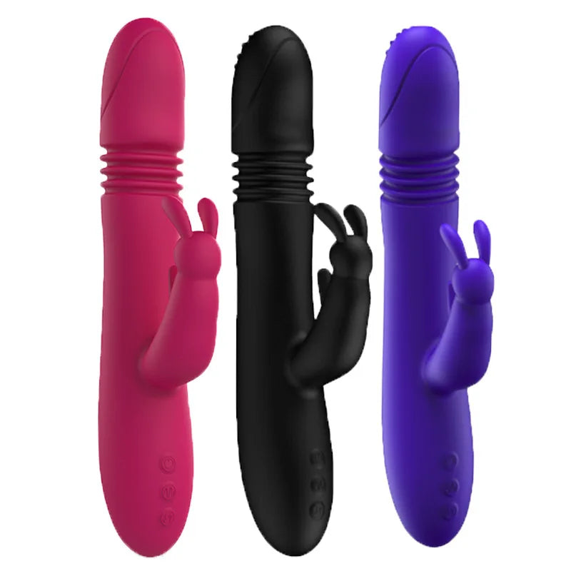 G-Spot Dildo Vibrator Double Rod AV Stick Female Vagina Masturbator Rabbit Vibrators Adult Sex Product Erotic Sex Toys for Women