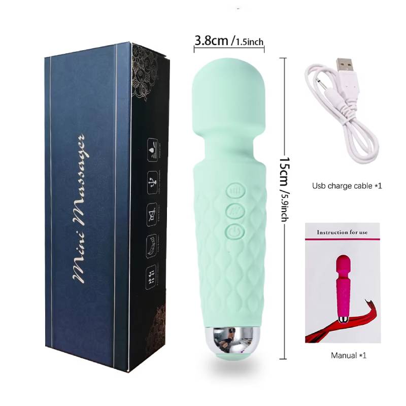 20 Modes Strong Vibration Upgraded Mini Vibrator Usb Charging Handheld Body Massager Clitoris G-Spot Vibrators Sex Toy For Women