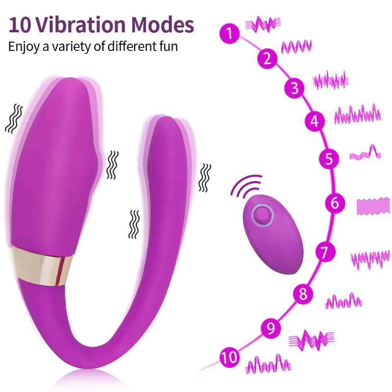 U Shape Wireless Remote Control Vibrator Female Clitoris Stimulator Dildo Wearable Sex Toys for Women Couple Adult 18 Sex Toys