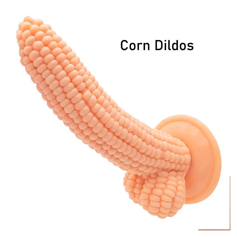 Sex Products Corn Dildos Anal Plug with Suction Cup Soft Skin Feeling Penis Erotic Dick Realistic Phallus Sex Toys for Women