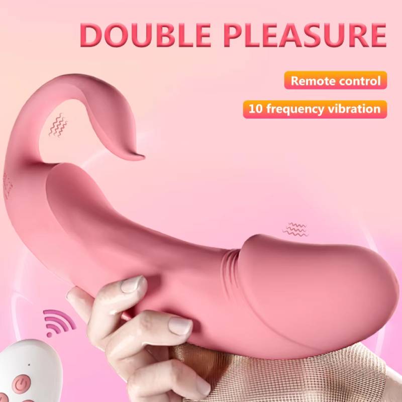 Double Ended Vibrating Dildo Wireless Remote Panties Vibrators for Woman Anal Vaginal Clitoris Stimulator Sex toys For Women