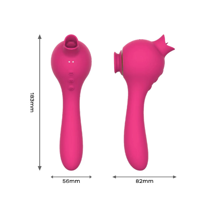 Licking Sucking Vibrator Clit Nipper Sucker Vagina Clitoris Stimulator Massage Vibrating Masturbator Anal Sex Toy for Women 18