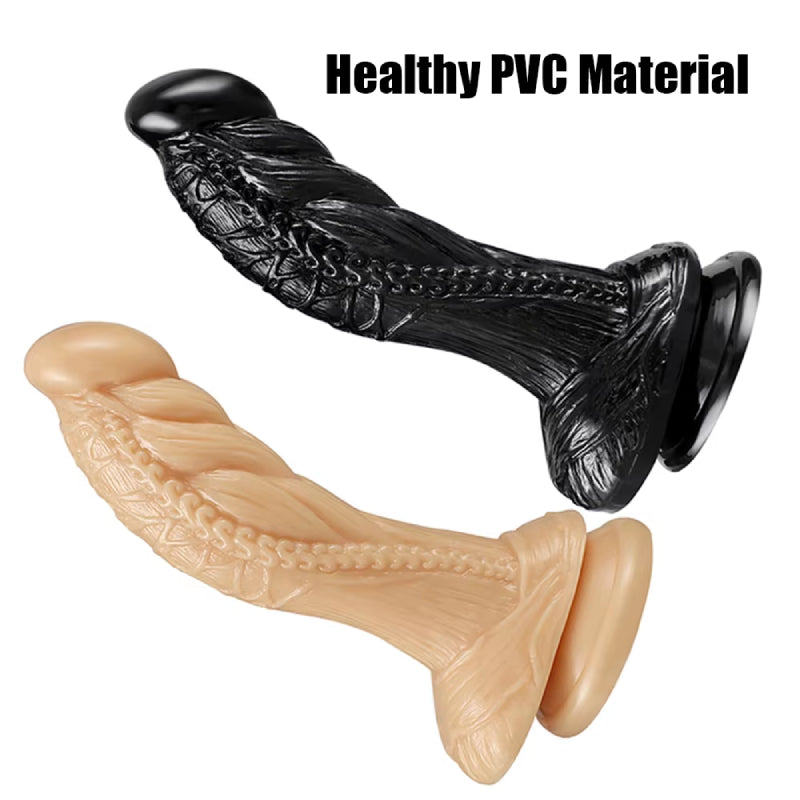 Liquid Silicone Dildos with Suction Cup Big Dick Soft Anal Plug Muscular Penis Large Phallus Sex Toys for Women Masturbation